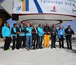 Image for Le 1<sup>er</sup> télésiège débrayable « made in France » de MND inauguré à La Plagne