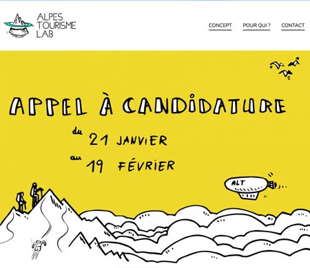Image for Appel à candidature pour intégrer Alpes Tourisme Lab