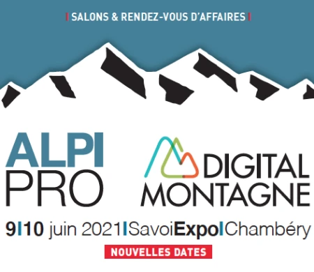 Image for NOUVELLES DATES pour Alpipro et Digital Montagne qui se tiendront les 9 et 10 juin 2021