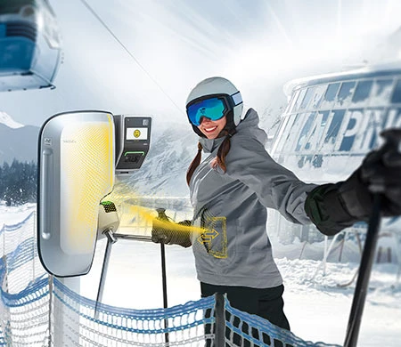 Image for Skidata teste un forfait téléchargeable sur smartphone aux 7 Laux