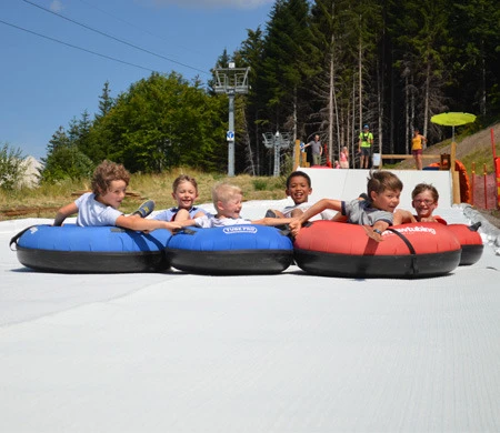 Image for IDM construit la plus grande piste droite de tubing de France  à l’Alpe d’Huez !