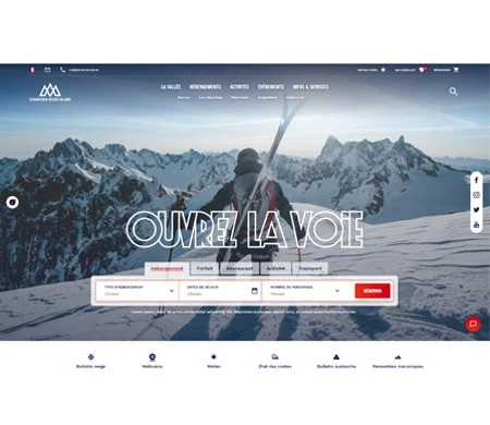Image for Moustic renouvelle le site internet de la vallée de Chamonix Mont-Blanc