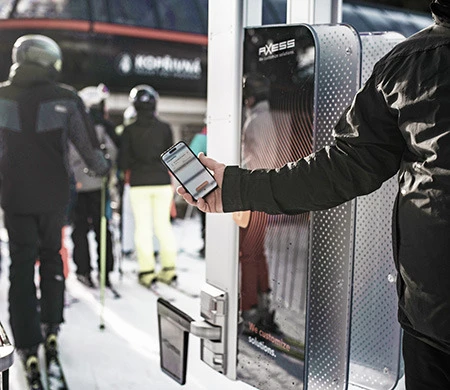 Image for L’application Axess Ski Wallet transforme les smartphones en forfaits