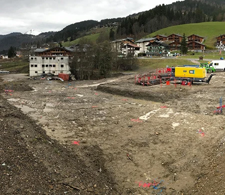 Image for Reprise du chantier de la luge sur rails à la station des Gets