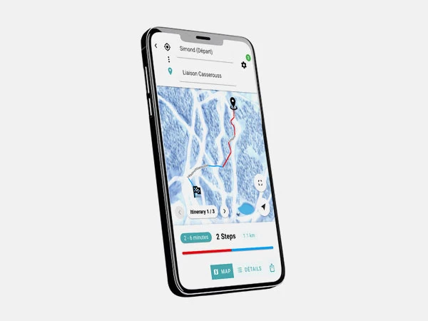 Image for Itinemap lance sa solution d&rsquo;itinéraire sur les plans de pistes